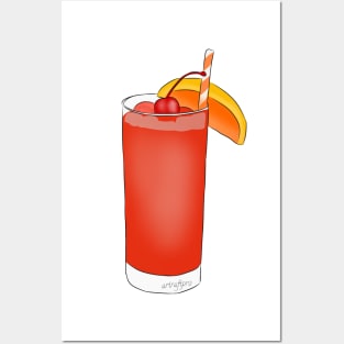 Alabama Slammer Cocktail Summer Drink Posters and Art